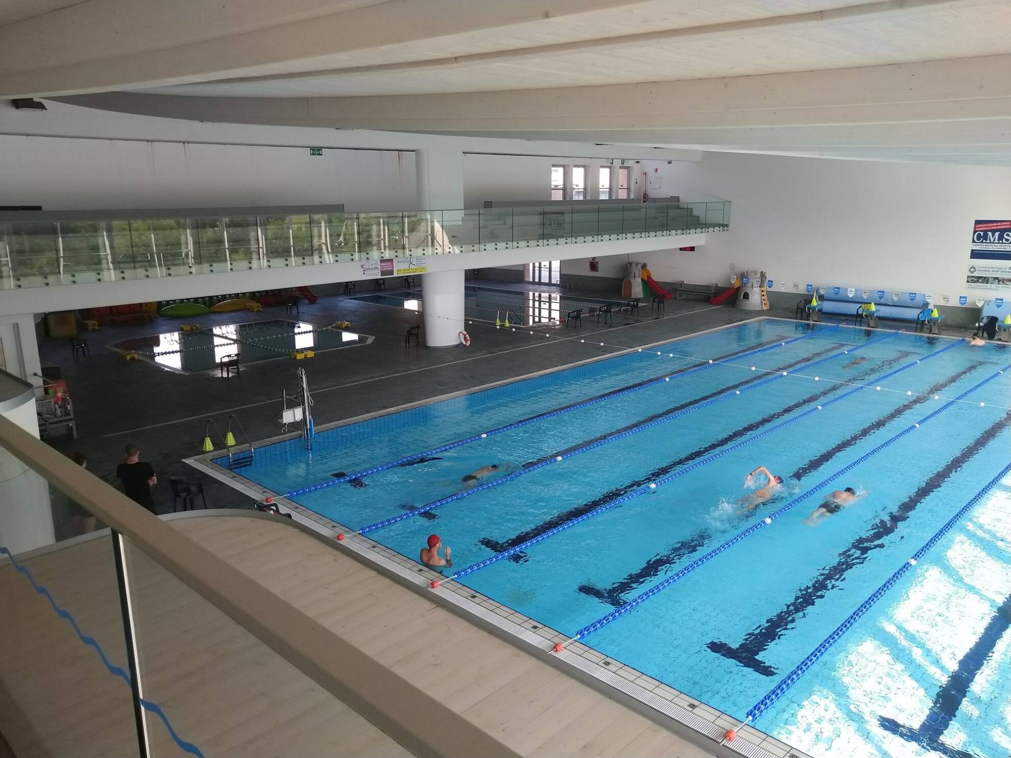 Morbegno: Piani Impianti al lavoro nella nuova piscina.